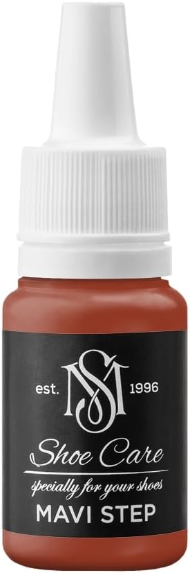 Universal Leather Dye - NCS S 4050-Y80R Deepest Terracotta Red - High Coverage Leather Paint for Shoes, Bags, Canvas & Sneakers by MAVI STEP - 3.40 fl oz / 100 ml