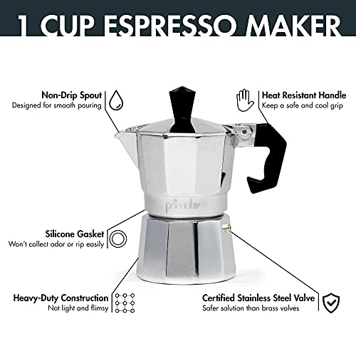 image for Primula Classic Stovetop Espresso and Coffee Maker, Moka Pot for Itali