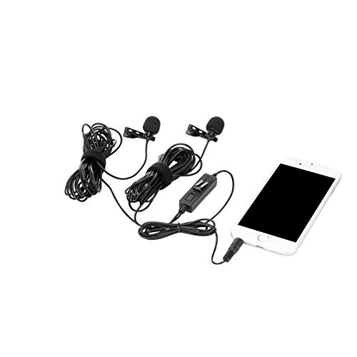 LAVMICRO2M Saramonic micro-cravate double capsule omnidirectionnel pour deux personnes