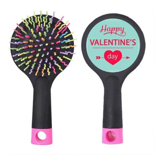 Brosse à cheveux démêlante de salon avec base coussin haut de gamme au design Green Heart