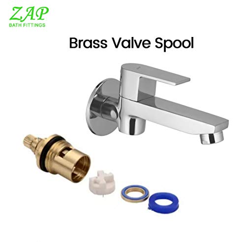 Image of Zap Metrix Bolt Long Body with Chrome Finish /Brass /with Wall Flange for Homewear
