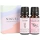 Nikura Lavendelöl & Muskatellersalbeiöl - 2 x 10ml | Ätherisches Öl | 100% reines natürliches Öl | Perfekt für Aromatherapie, Diffusoren, Ölbrenner