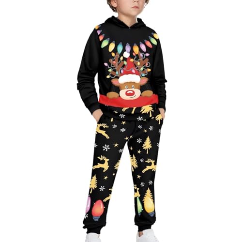 Kids Tracksuit School Sport Sweatshirt Sweatpants with Pockets3
