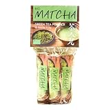 Schrader | Grüner Tee Matcha-Sticks Bio | fein pulverisierter Matcha aus Japan, praktische Portionssticks, ideal für Tee und Süßspeisen | 15 x 2 g