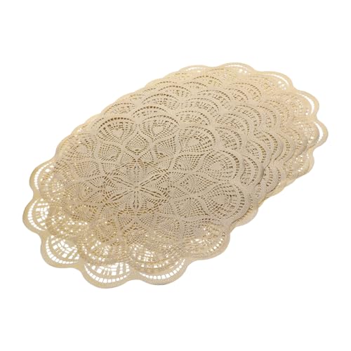 PAMINGONO 8 Uds Tapete De Mesa Centros De Mesa Navideños Decoración Manteles Individuales Adornos Navideños Manteles Redondos Decoración De Mesa Redonda Decoración De Mesa De Comedor