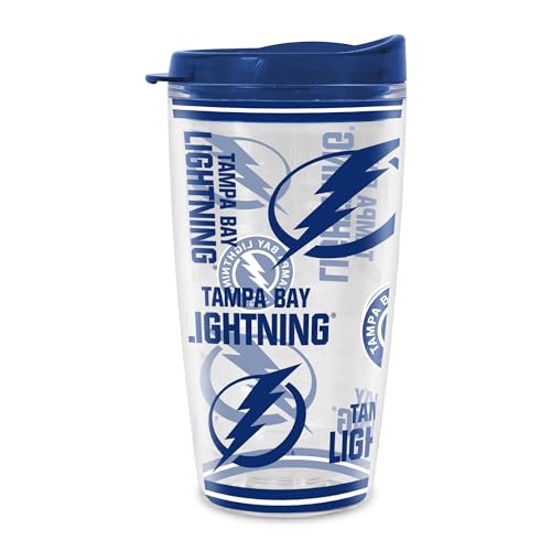 Rico Industries NHL Hockey Tampa Bay Lightning Mayhem Double Wall 16oz Tritan Tumbler
