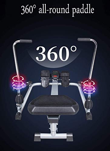 Image of Home Rowing Machine Rowing Machines for Home Use Hydraulic Rower Trainer Rowing Bench Workout Machine Fitness Equipment with LCD Monitor Maximum Load 120kg Suitable for Office Balcony