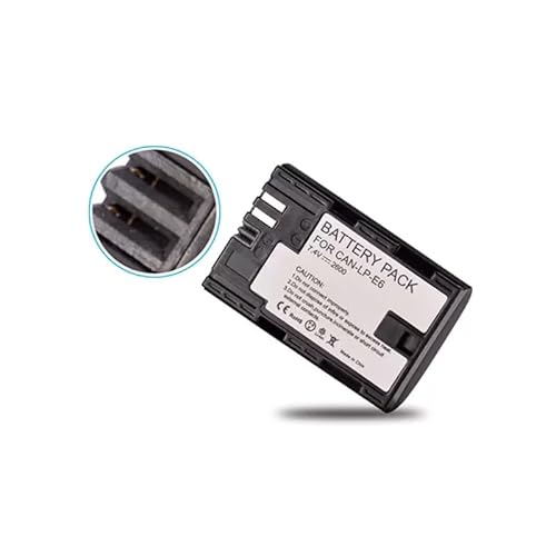 Bateria LP-E6 Para Câmera Canon R R5 R6 R7 60D 80D 6D MK II