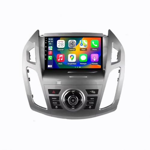 Pantalla Carplay coche para Ford Tourneo Connect 2013-2018 con Android Auto y radio táctil HD