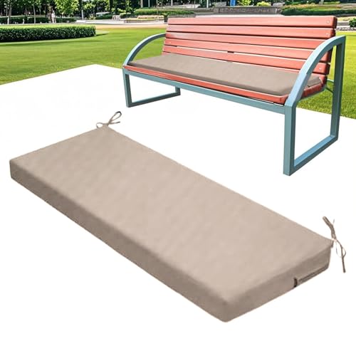 Coussin de banc pour mobilier de terrasse rectangle et dehoussable - 8