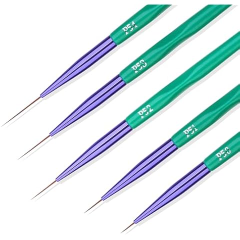 Detail Paint Brushes, Ultra Fine Tip Thin Brush for Fine Detailing & Art Painting, Acrylic Watercolor Craft Rock Face Painting Nail Art Striping etc. Cover