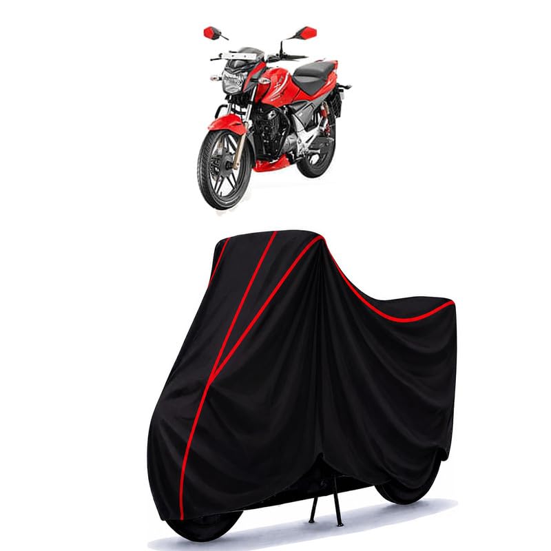 Image of Hero Xtreme Sports Water Resistant Bike Cover for All Motorcycles & Rain | Heavy Duty Taffeta Fabric | UV Protection, Dustproof, Scratchproof | All Weather Two Wheeler Cover with Elastic Bottom