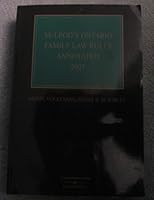 McLeod's Ontario Family Law Rules Annotated 2007 0779812301 Book Cover