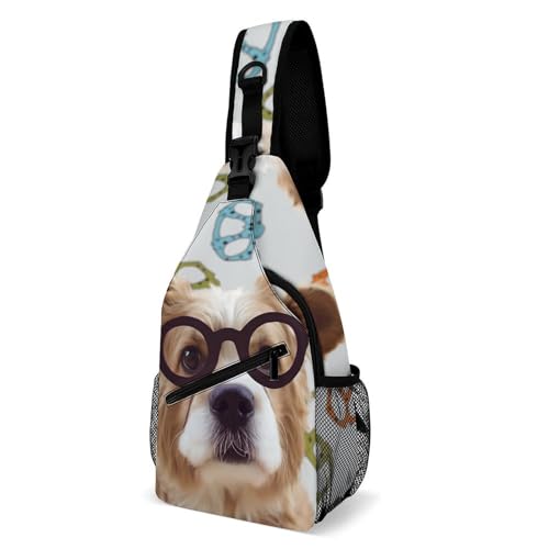 Mochila tipo sling deportiva casual unisex blanca