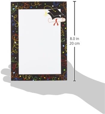 Miniatura 2 de Great Papers! Invitaciones de remolinos graduados con sobres, 7.75 x 5.5 pulgadas, 25 unidades (2013007)