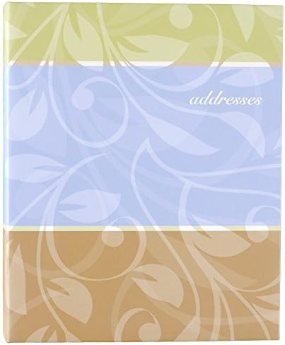 Address Book, 3 Ring, 7 x 9 Inches, Assorted Cover Designs - Color May Vary (TL76110 )