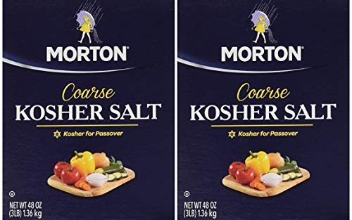 Morton Coarse Kosher Salt, 3 Lb (Pack Of 6) #TOP12