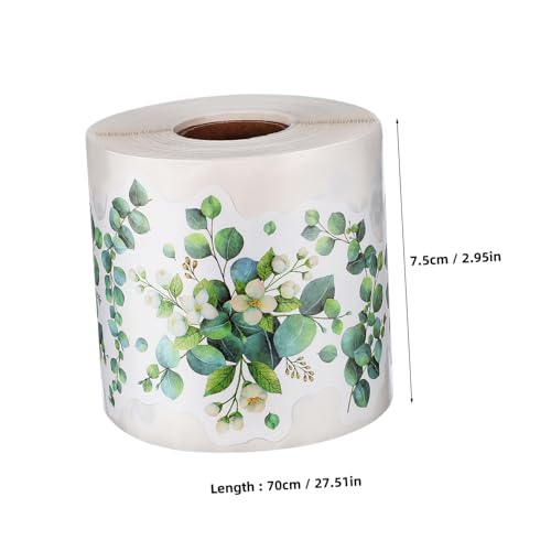 Pegatinas de bordes para tablón de anuncios con diseños vivos de plantas 2