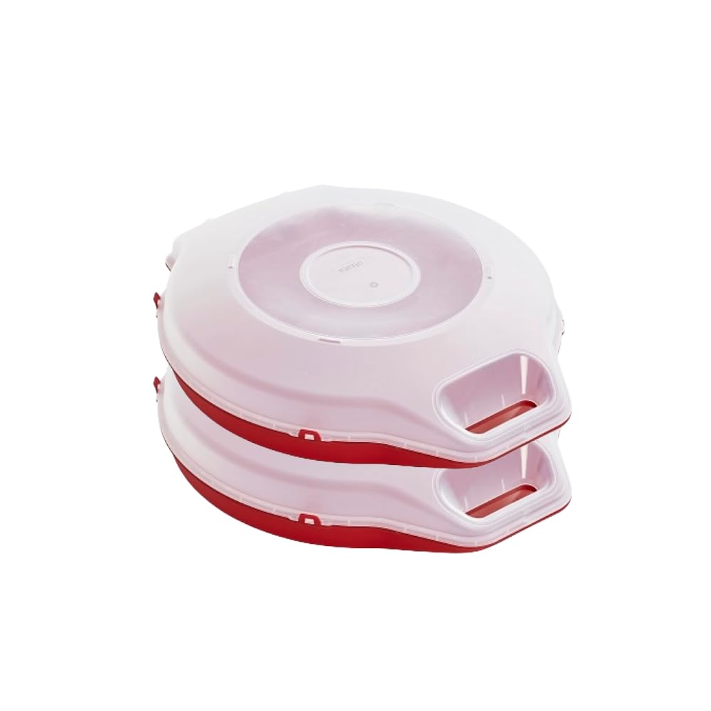 Two Christmas Wreath And Garland Storage Boxes Recyclable Plastic Strata