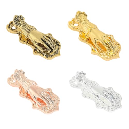 Portadocumentos de metal para libros y clips para eliminar el caos de hojas 6