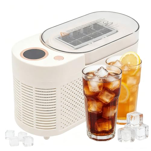 Mini Máquina de Hielo Portátil para Encimera 12V 8 Cubos Compacta miniatura 1
