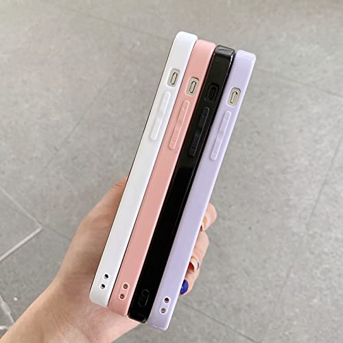 Coque iPhone 13 Pro Max antichoc violette miroir papillon bumper