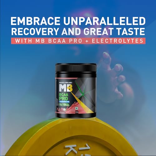 Image of MuscleBlaze BCAA Pro Powder, Powerful Intra Workout (Litchi, 240g, 30 Servings) | With 5g BCAAs & 500mg Electrolytes