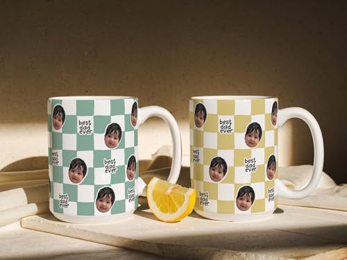 Taza personalizable para papá de cerámica 11 onzas miniatura 2