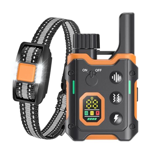 Dog Shock Collar - 3300FT Dog Training Collar with Remote Innovative Waterproof e Collar 4 Training Modes with Warning Tone (1-8)