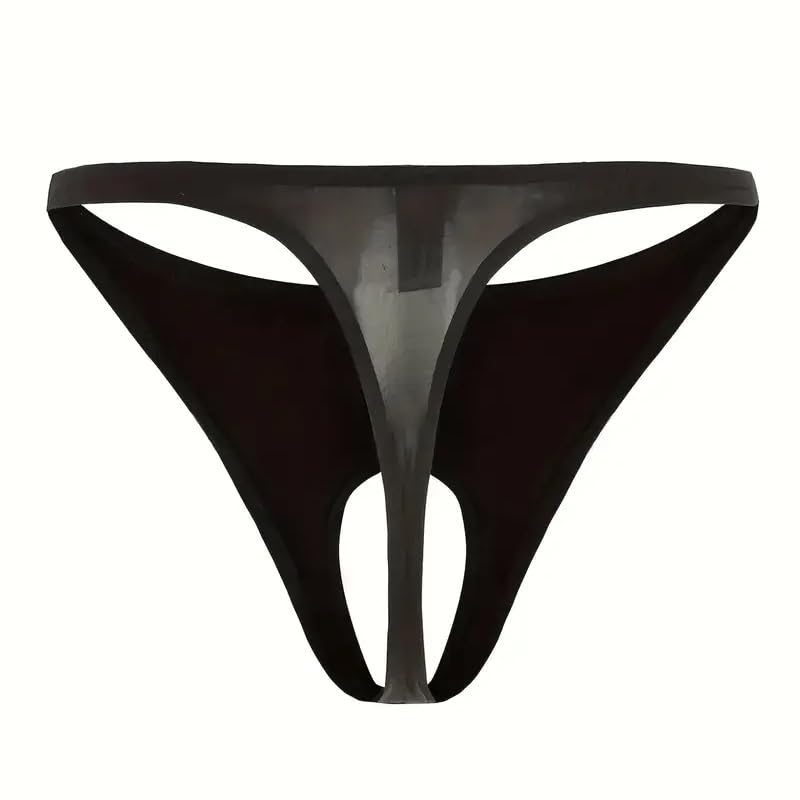 2 Pcs Men's Fashion Lowrise Underwear, Comfortable Stretch Thongs2