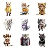 YUYQAQ Cute Animal Car Air Freshener, Cartoon Cat Shape Car Air Outlet Aromatherapy Clip, Auto Air Outlet Clip Air Freshener For Trucks, Random Scent #5