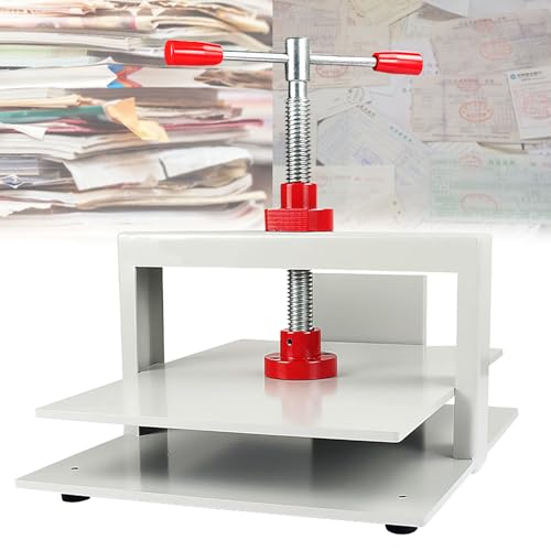 YORCME Prensa para Papel,Prensa Plana para Papel A4/A3, encuadernadora de Papel Manual con Barra de Equilibrio, para encuadernadores Que aplanan y pellizcan A4