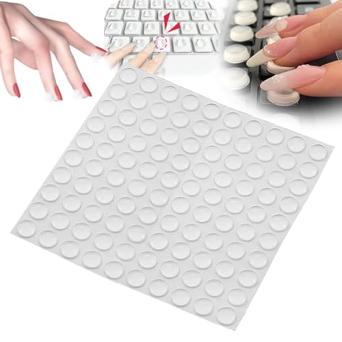 Burbujas Para Teclado Para Uñas Largas, Pegatinas Para Mecanografiar Con Diseño De Uñas, Pegatinas De Silicona Para Teclado Con Protección De Uñas, Teclas Para Teclado De Bricolaje (100 piezas)