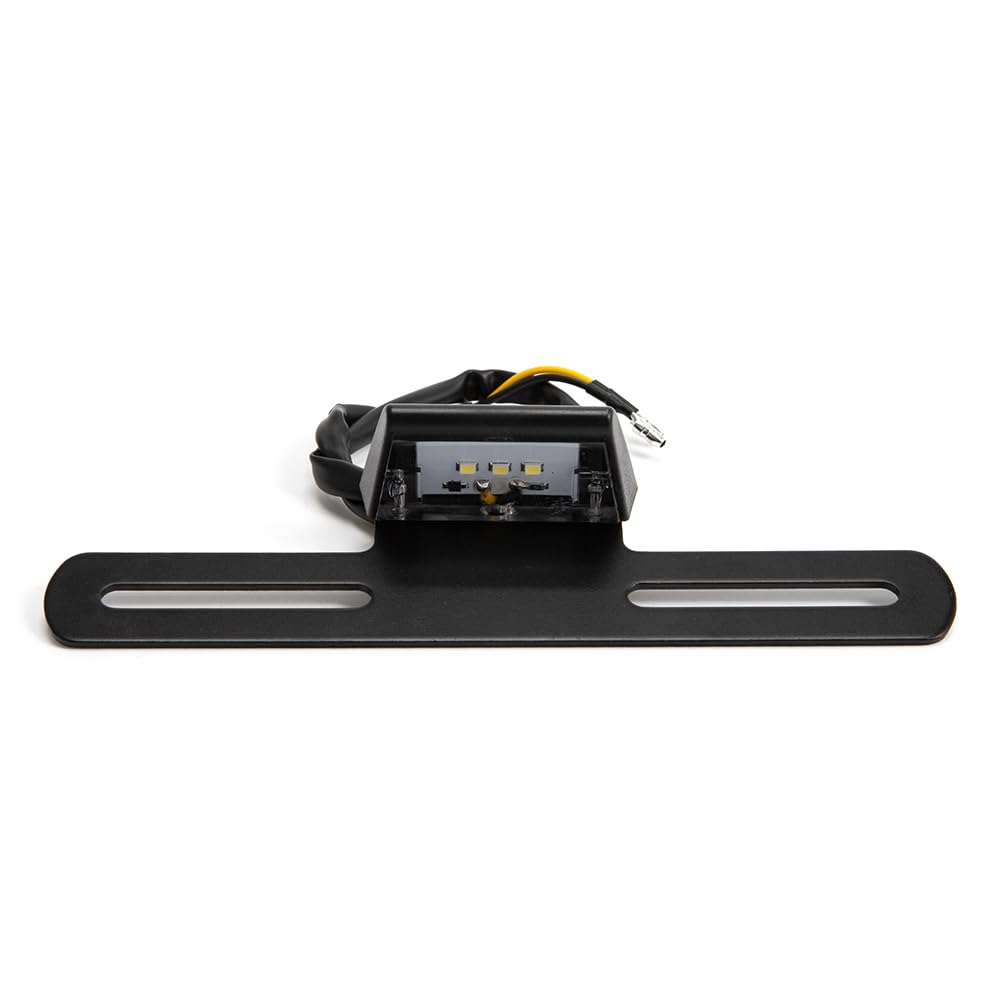 3 LED Luce targa moto con supporto telaio Luce targa posteriore moto Compatibile con cruiser, ATV, scooter, ecc