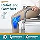 Eosprim Toilettensitzerhöhung mit Armlehnen, WC Sitzerhöhung für Senioren, Senioren Toilettensitzerhöher mit Höhenverstellbaren, Erhöhter Toilettensitz, Erwachsene Badezimmer