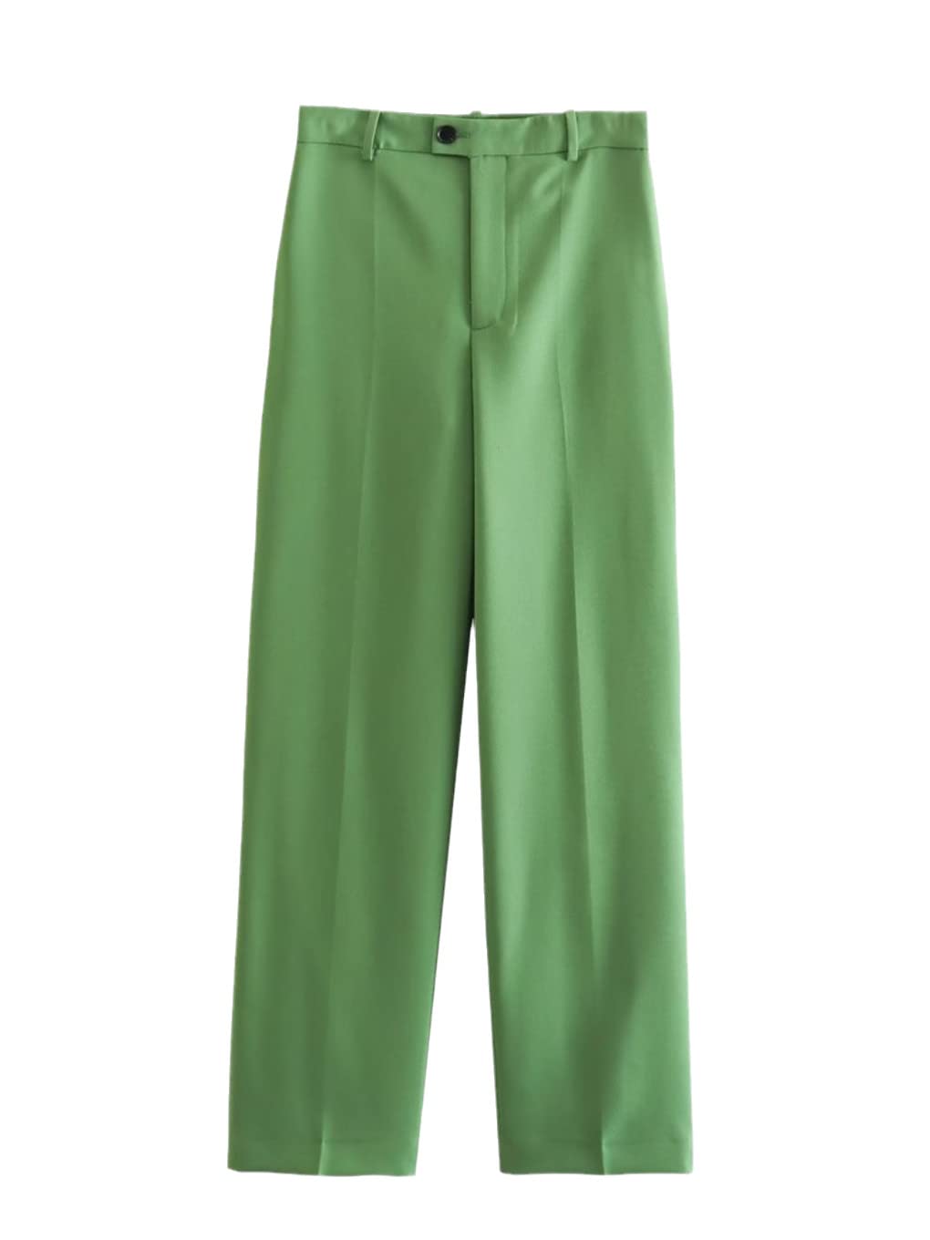 Dninmim Blazer da ufficio a maniche lunghe con bottone singolo da donna, con pantaloni dritti