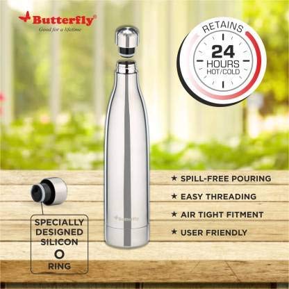 Butterfly Voyage Vacuum Flask - SS-1000ML