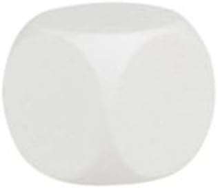 10/100Pcs 22MM Rounded Blank Six Sided Dice Teaching Created Sesources Game Teaching Plastic Cubes Four Colors Choosable