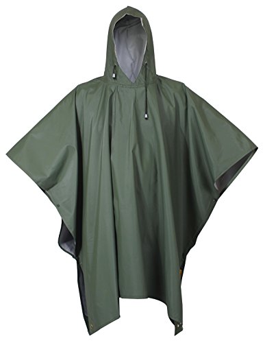 Rothco Rubberized Rainwear Poncho Olive Drab