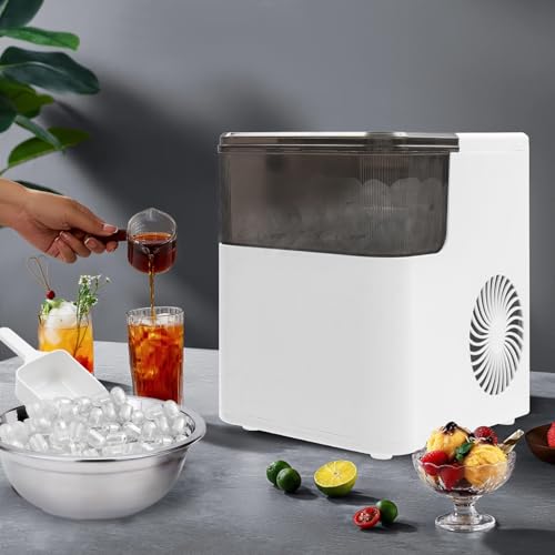 Máquina Portátil de Hielo para Encimera 1.4L 110V Blanca miniatura 5