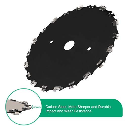 NJesBaa Chainsaw Tooth Brush Cutter Blade 9