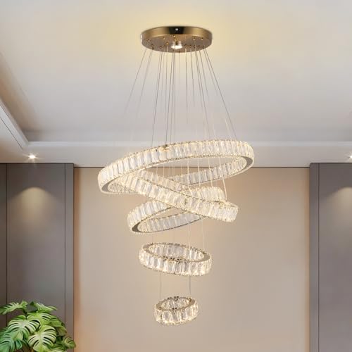 Lampe de plafond en cristal design multicolore pour salle à manger