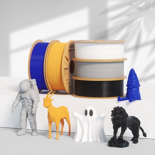 Filamento PLA+ de Alta Velocidad 1.75 Gris 2KG Carrete 3D para Impresoras 3D 7