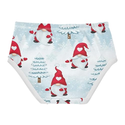Gnomes White Beards Red Hats Toddler Girl Underwear, Kids Underwear Girls, 2T–8 Years2