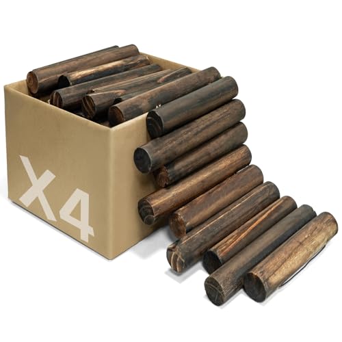 Wood Garden Edging, Natural Wooden Solid Log Fence Border Decorative