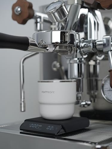 Normcore 58 mm Silm Naked Bottomless Portafilter Fits E61 Group Head, ECM, Rocket, Sanremo, Synesso, Slayer, VBM, Black Anodized Aluminum Handle and 18g Basket - Thumbnail 2