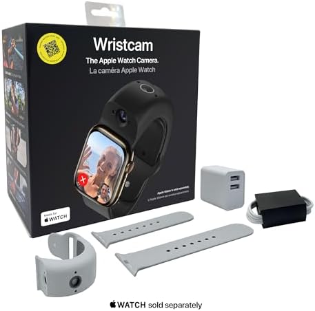 Pulseira Inteligente Wristcam, Câmera Dupla, Certificação MFI da