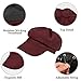 Women’s Newsboy Cap Wool Blend Retro Solid Color Girls Fashion Gatsby Cabbie Visor Beret Hat Wine