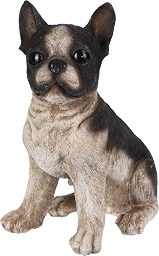made2trade Adorable figura de perro de piedra artificial - fiel a los detalles - 21 x 33 cm - Danés francés Cover