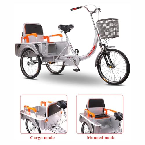Triciclo 2 en 1 para Adultos, 20 pulgadas miniatura 6